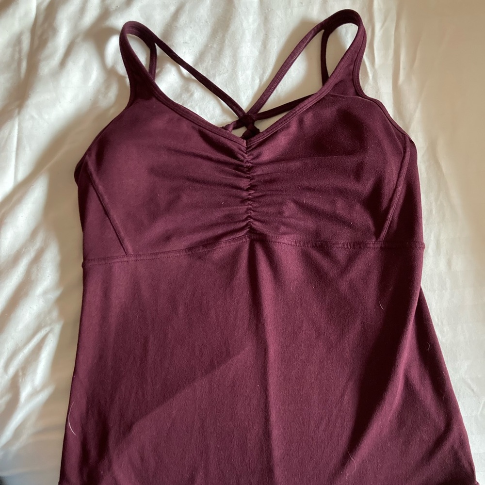 Prana Strappy Dreamer Tank with Shelf Bra (M)